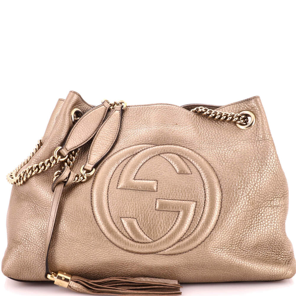 Gucci Medium Soho Chain Strap Shoulder Bag Leather